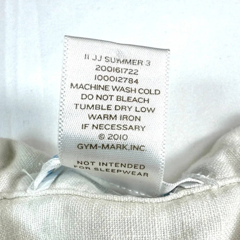 JANIE AND JACK Baby Button Up Shirt 3-6 Months Linen‎ Blend Short Sleeve Preppy